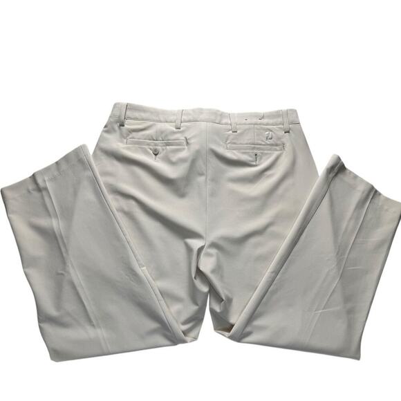 FootJoy FJ Men's Golf Pants Tan/Beige Athletic Performance Fit 36X30 - Picture 2 of 8
